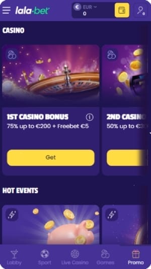 Lalabet Promotions Mobile
